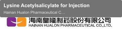 Lysine Acetylsalicylate for Injection