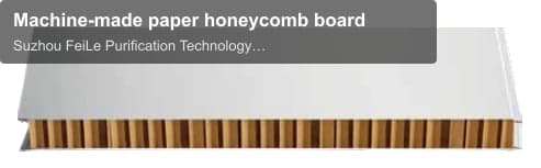 Machine-made paper honeycomb board