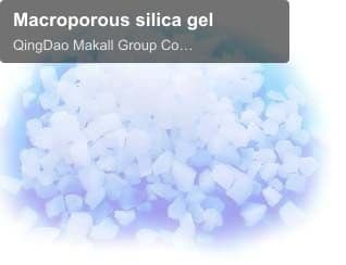 Macroporous silica gel