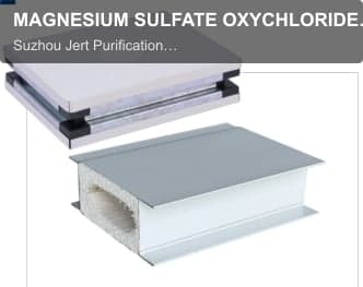 MAGNESIUM SULFATE OXYCHLORIDESANDWICH CLEAN ROOM PANEL