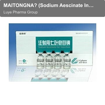 MAITONGNA? (Sodium Aescinate Injection) other excipients and drug formulation