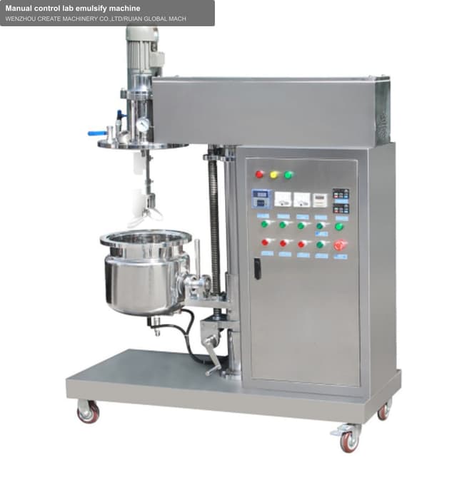 Manual control lab emulsify machine