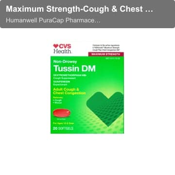 Maximum Strength-Cough & Chest Congestion DM Liquid Filled Capsule