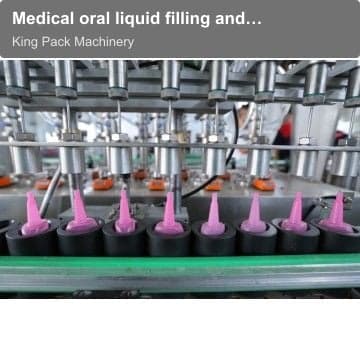 Medical oral liquid filling and capping machine