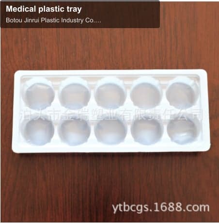 Medical plastic tray