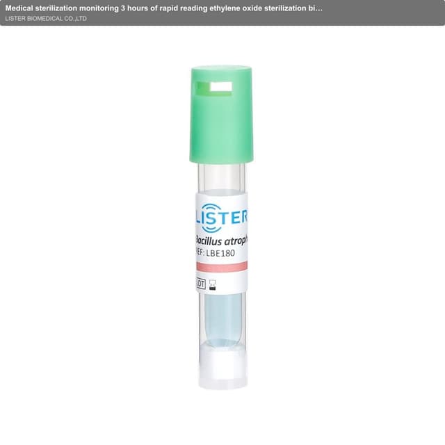 Medical sterilization monitoring 3 hours of rapid reading ethylene oxide sterilization biological indicator Bacillus subtilis