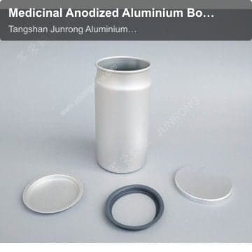 Medicinal Anodized Aluminium Bottle 1L