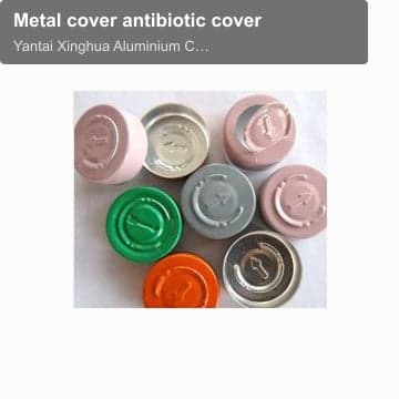 Metal cover antibiotic cover