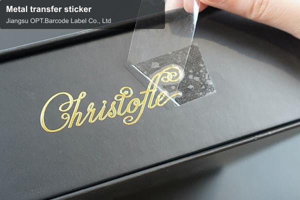 Metal transfer sticker