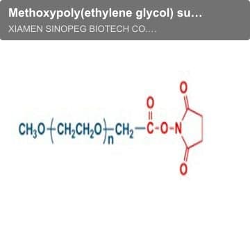 Methoxypoly(ethylene glycol) succinimidyl carboxymethyl ester