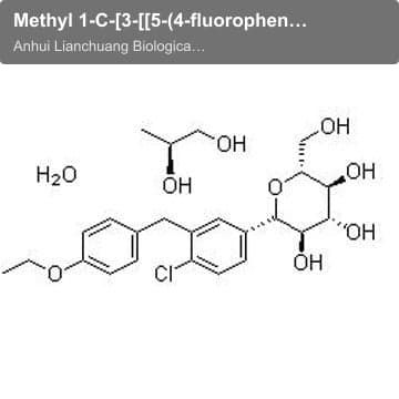 Methyl 1-C-[3-[[5-(4-fluorophenyl)-2-thienyl]methyl]-4-methylphenyl]-D-glucopyranoside