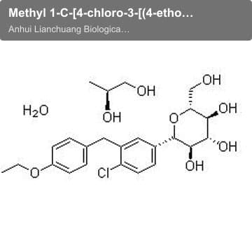 Methyl 1-C-[4-chloro-3-[(4-ethoxyphenyl)methyl]phenyl]-alpha-D-glucopyranoside