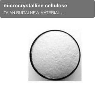 microcrystalline cellulose