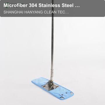 Microfiber 304 Stainless Steel Cleanroom Cleaning Mop