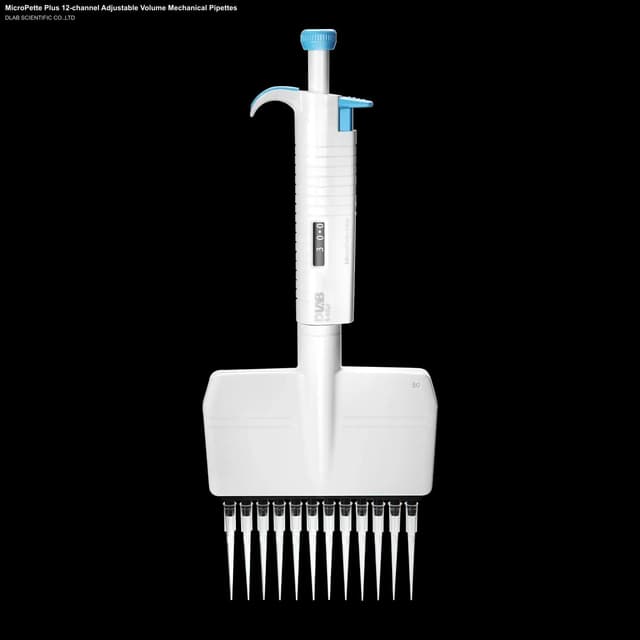 MicroPette Plus 12-channel Adjustable Volume Mechanical Pipettes