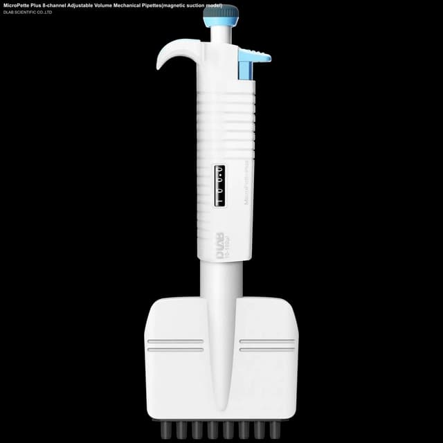 MicroPette Plus 8-channel Adjustable Volume Mechanical Pipettes(magnetic suction model)