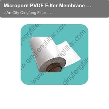 Micropore PVDF Filter Membrane 0.45um for Pleated Filter Cartridge
