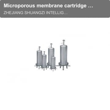 Microporous membrane cartridge filter