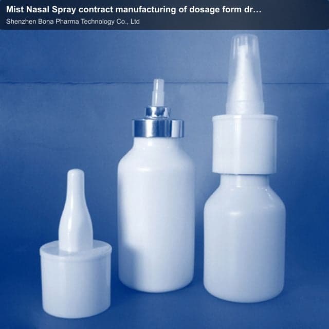 Mist Nasal Spray contract manufacturing of dosage form drugs