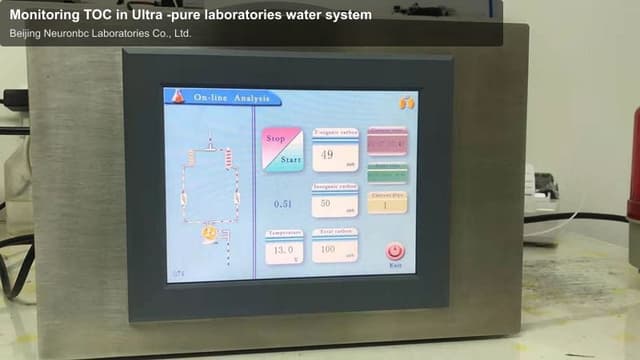 Monitoring TOC in Ultra -pure laboratories water system