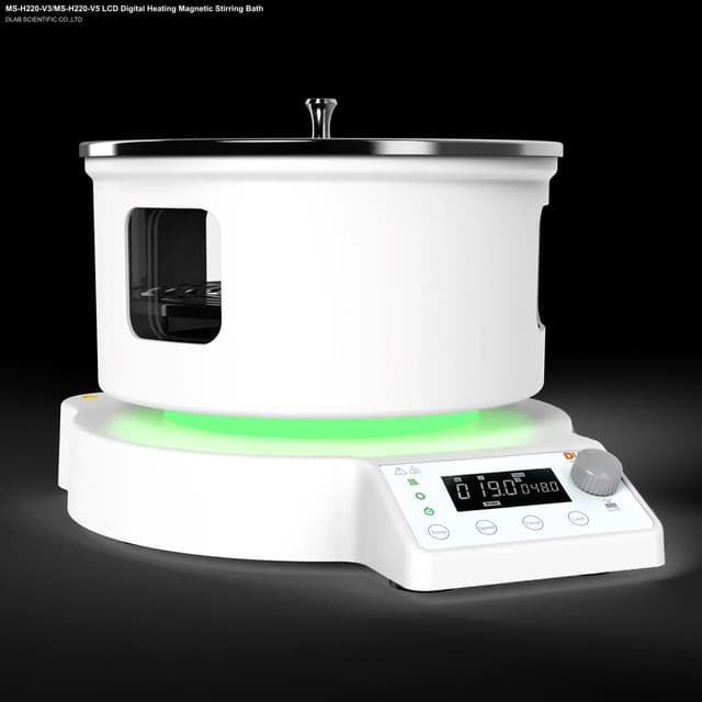 MS-H220-V3/MS-H220-V5 LCD Digital Heating Magnetic Stirring Bath