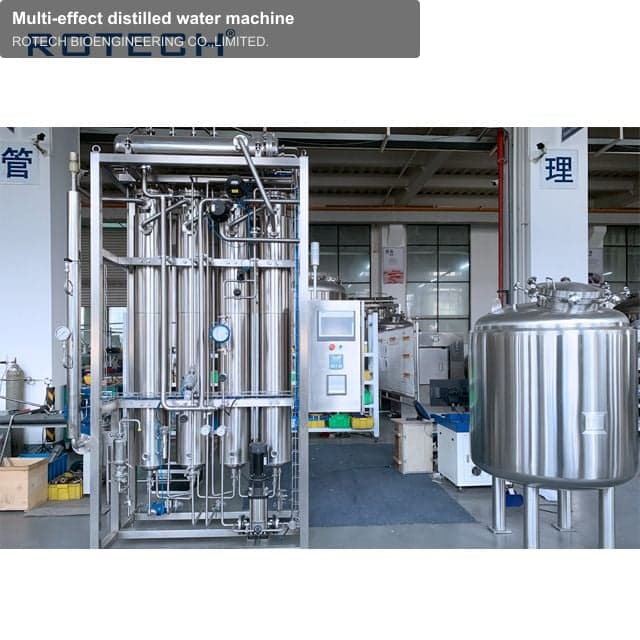 Multi-effect distilled water machine