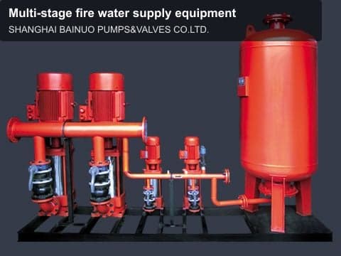 Multi-stage fire water supply equipment