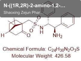 N-((1R,2R)-2-amino-1,2-diphenylethyl)-1-((1R,4S)-7,7-dimethyl-2-oxobicyclo[2.2.1]heptan-1-yl)methane