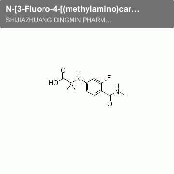 N-[3-Fluoro-4-[(methylamino)carbonyl]phenyl]-2-methylalanine