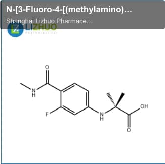 N-[3-Fluoro-4-[(methylamino)carbonyl]phenyl]-2-methylalanine