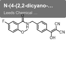 N-(4-(2,2-dicyano-1-hydroxyvinyl)benzyl)-5-fluoro-2-methoxybenzamide