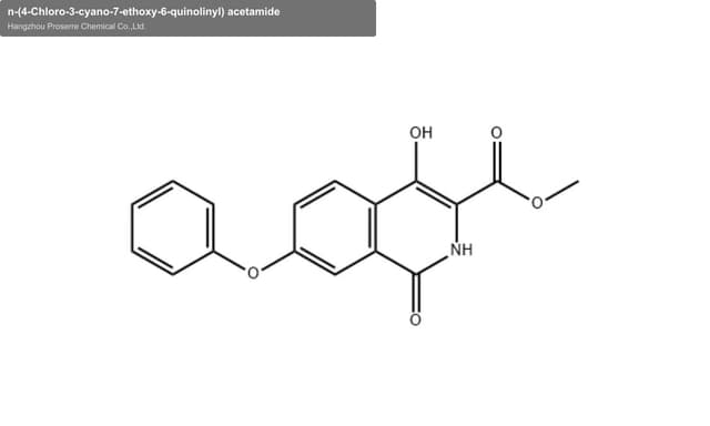 n-(4-Chloro-3-cyano-7-ethoxy-6-quinolinyl) acetamide