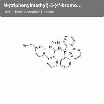 N-(triphenylmethyl)-5-(4'-bromomethylbiphenyl-2-yl-)terazole