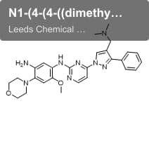 N1-(4-(4-((dimethylamino)methyl)-3-phenyl-1H-pyrazol-1-yl)pyrimidin-2-yl)-6-methoxy-4-morpholinobenzene-1,3-diamine