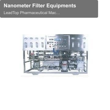 Nanometer Filter Equipments