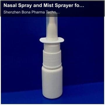 Nasal Spray and Mist Sprayer for Nose pumps