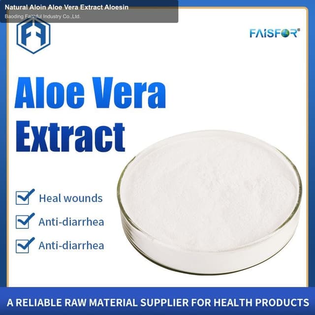 Natural Aloin Aloe Vera Extract Aloesin