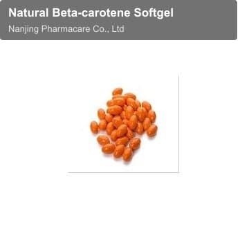 Natural Beta-carotene Softgel