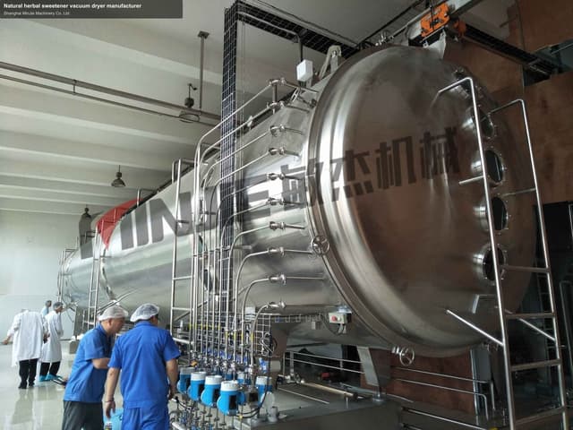 Natural herbal sweetener vacuum dryer manufacturer