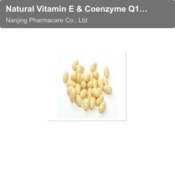 Natural Vitamin E & Coenzyme Q10 Softgel