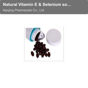 Natural Vitamin E & Selenium softgel