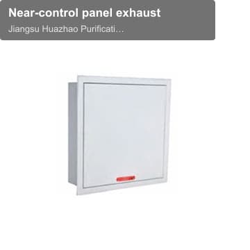 Near-control panel exhaust