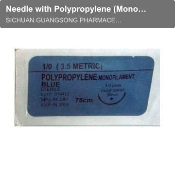 Needle with Polypropylene (Monofilament)