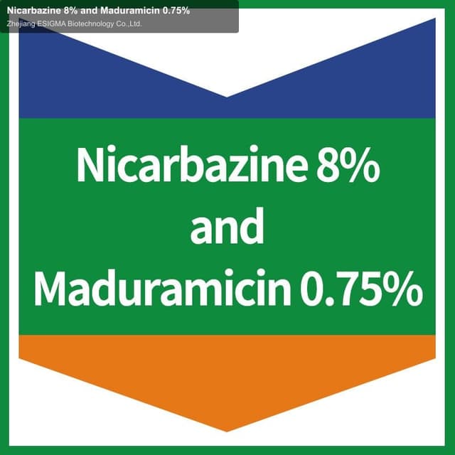 Nicarbazine 8% and Maduramicin 0.75%