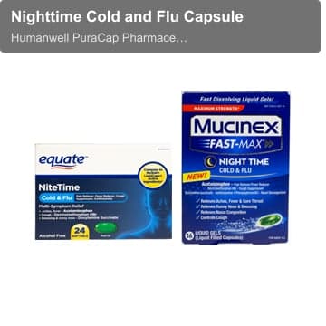 Nighttime Cold and Flu Capsule
