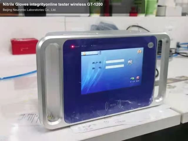 Nitrile Gloves integrityonline tester wireless GT-1200