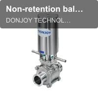 Non-retention ball valve