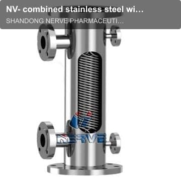 NV- combined stainless steel winding heat exchanger