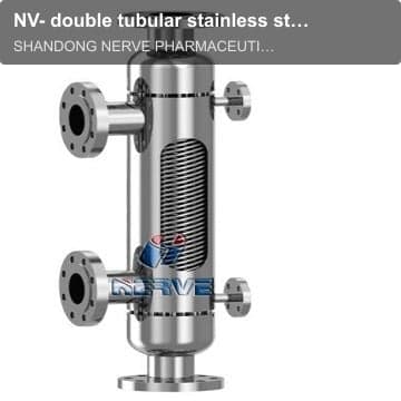 NV- double tubular stainless steel coil heat exchanger