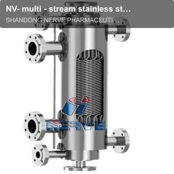 NV- multi - stream stainless steel winding heat exchanger